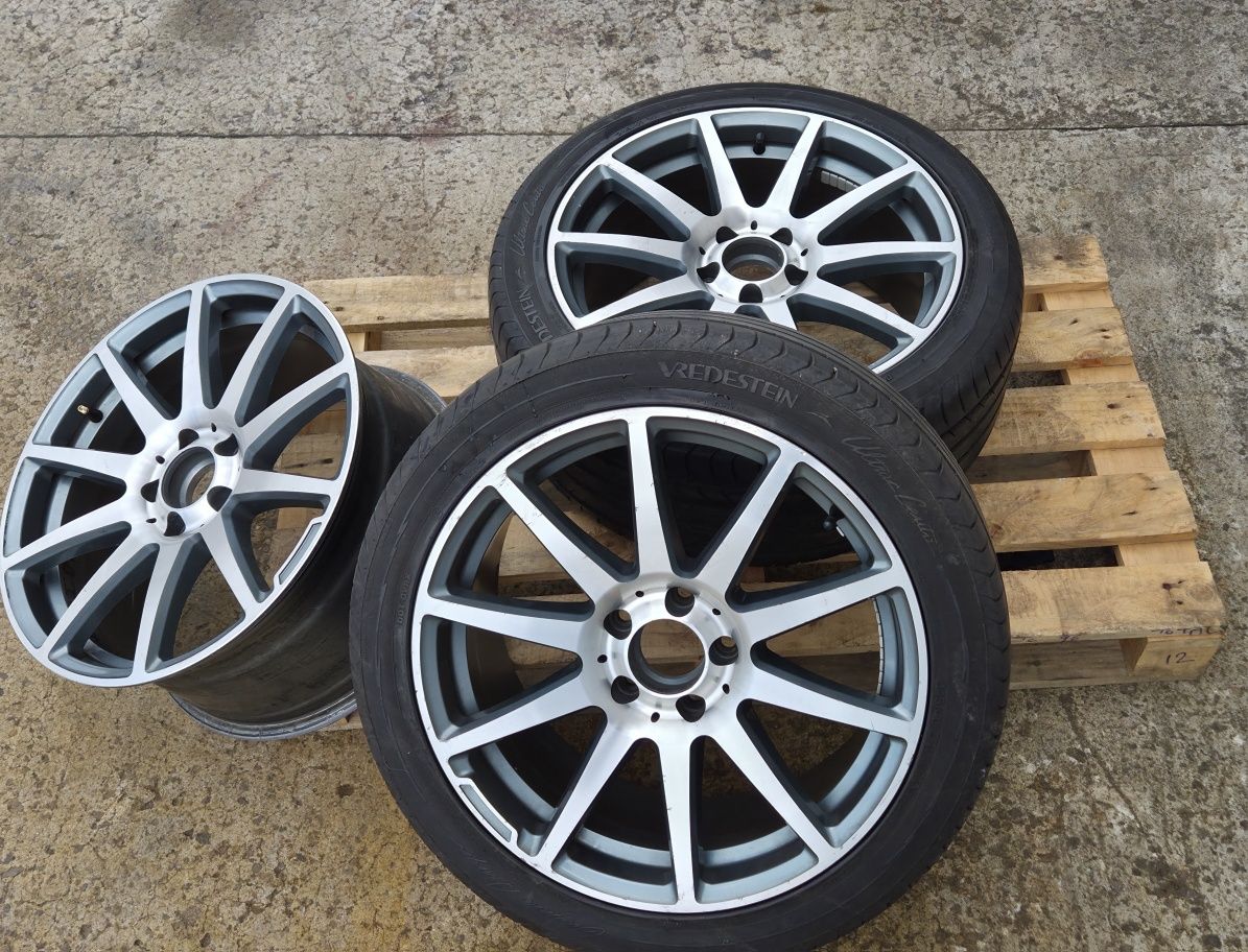 Felgi aluminiowe 18x8.5JJ 5x112 (Mercedes W212) + 2x opony letnie Vred