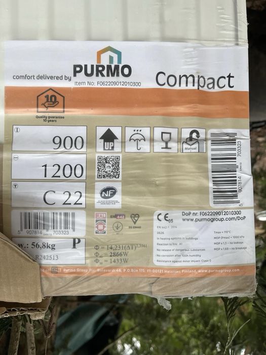 Grzejnik Purmo C22  900x1200