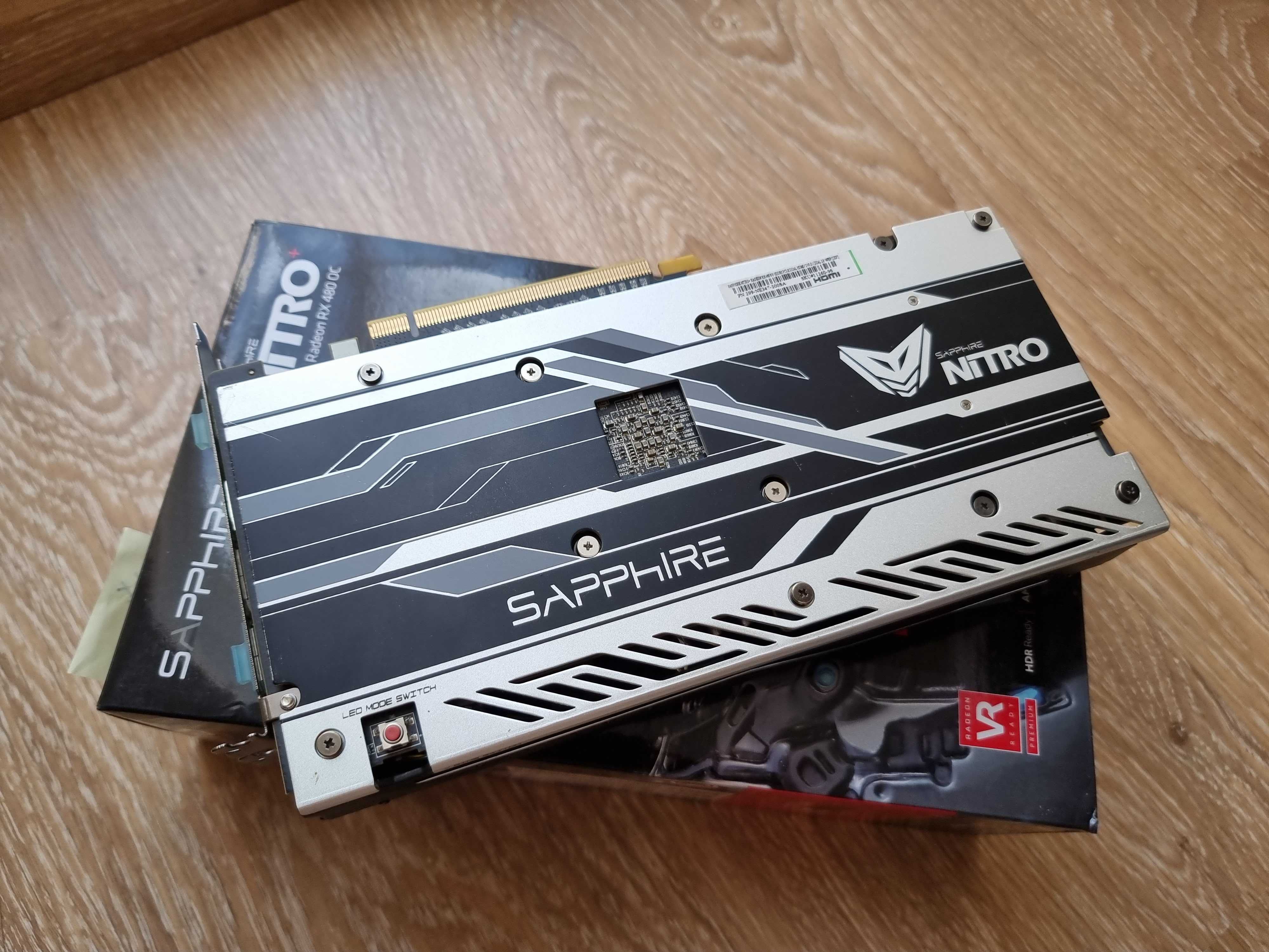 Продам відеокарту Sapphire Nitro+ RX 480 8GB DUAL OC