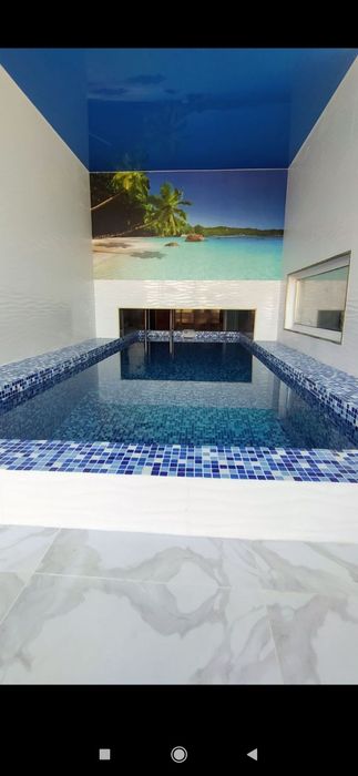 Баня на дровах з басейном