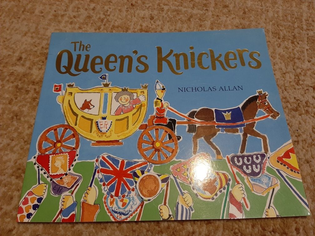 The Queen's Knickers - Nicholas Allan, książka dla dzieci po angielsku