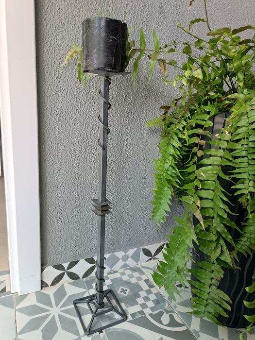 Castiçal ferro vela