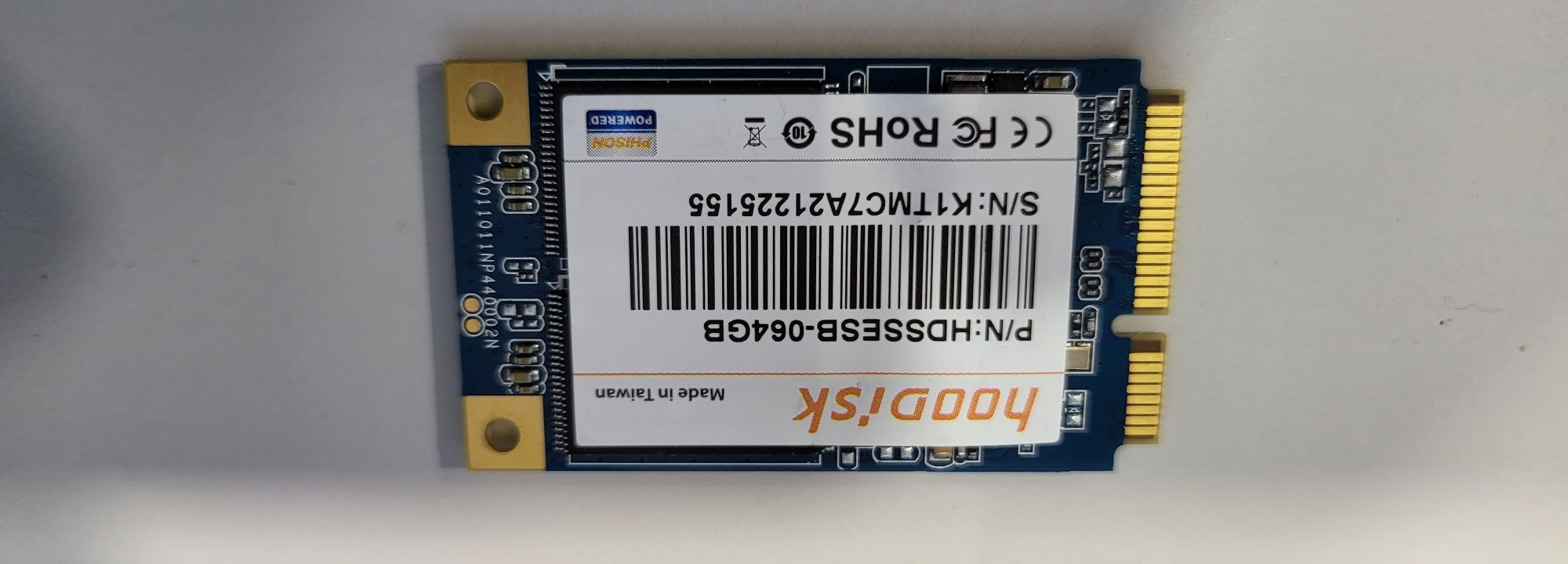 SSD Msata 64gb pequeno