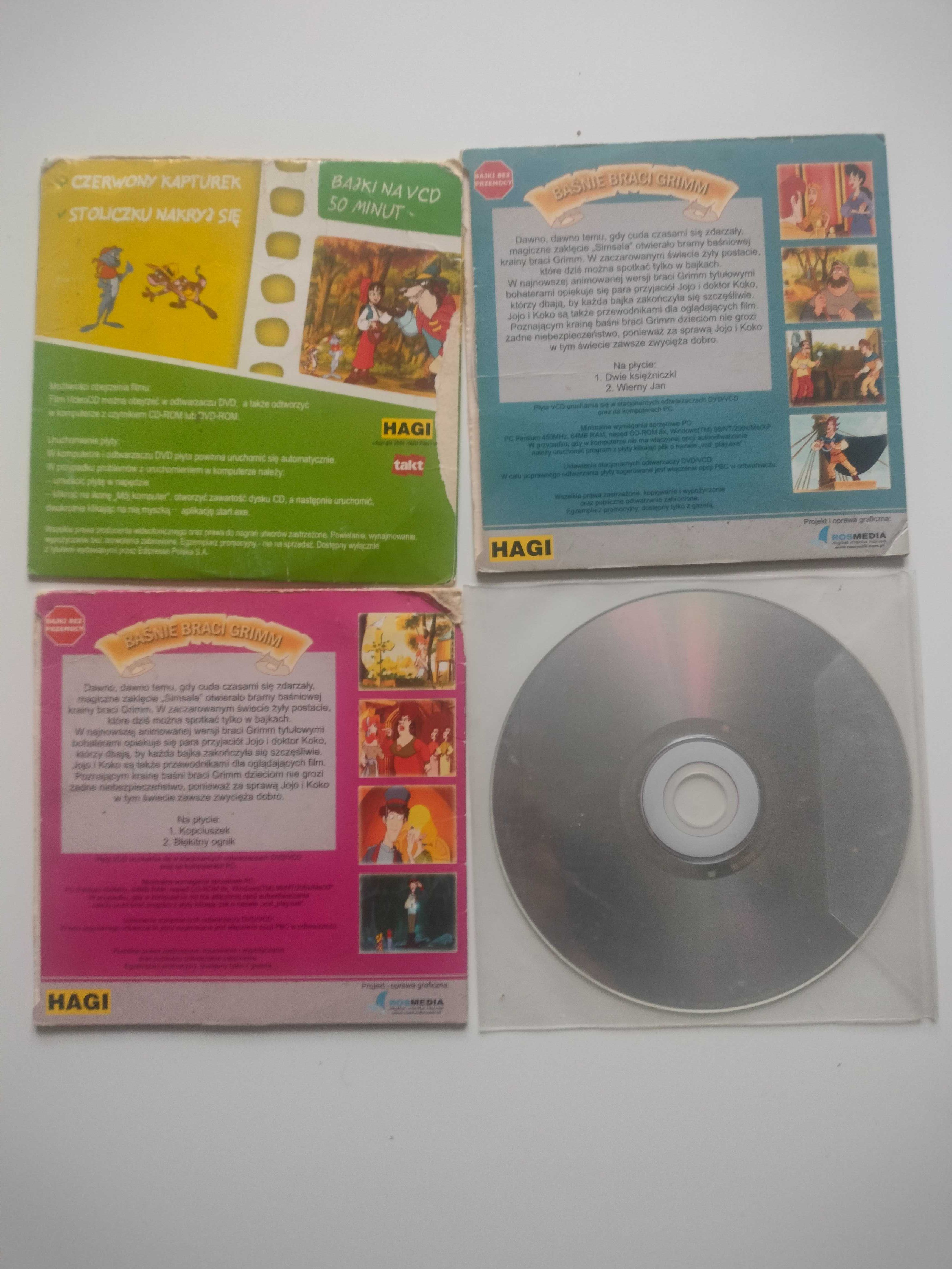 Płyty cd z bajkami Baśnie braci Grimm