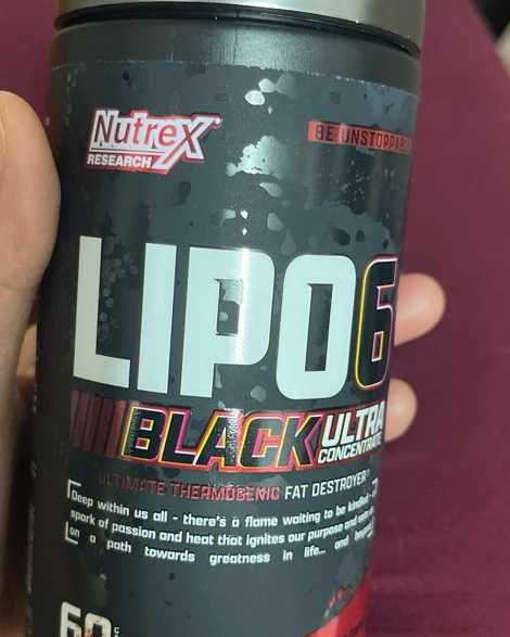 LIPO-6 Black, Ultraconcentrado (60 Cápsulas Pretas) - USA (IMPORTADO)