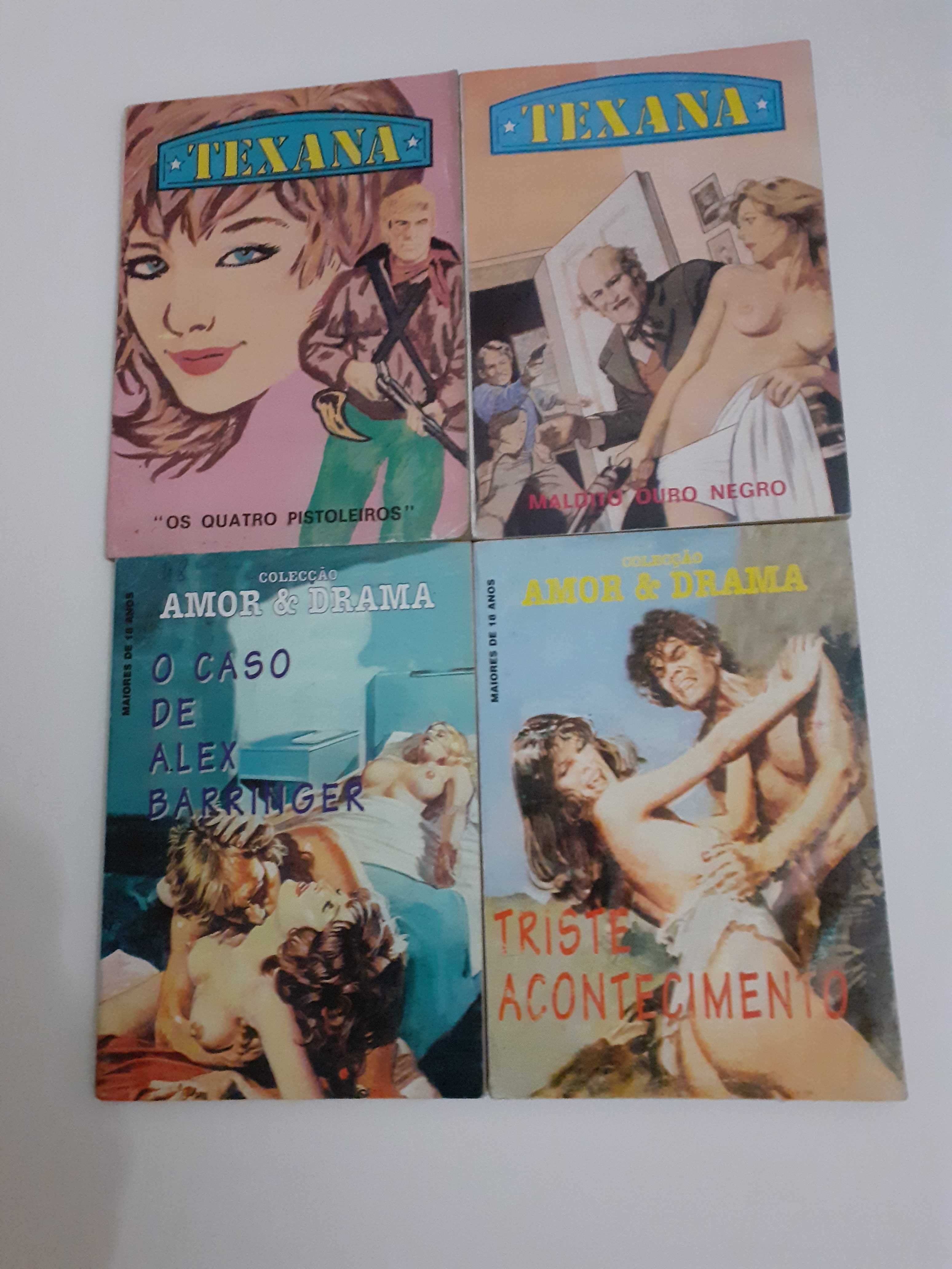 Lote Revistas Banda Desenhada Erótica