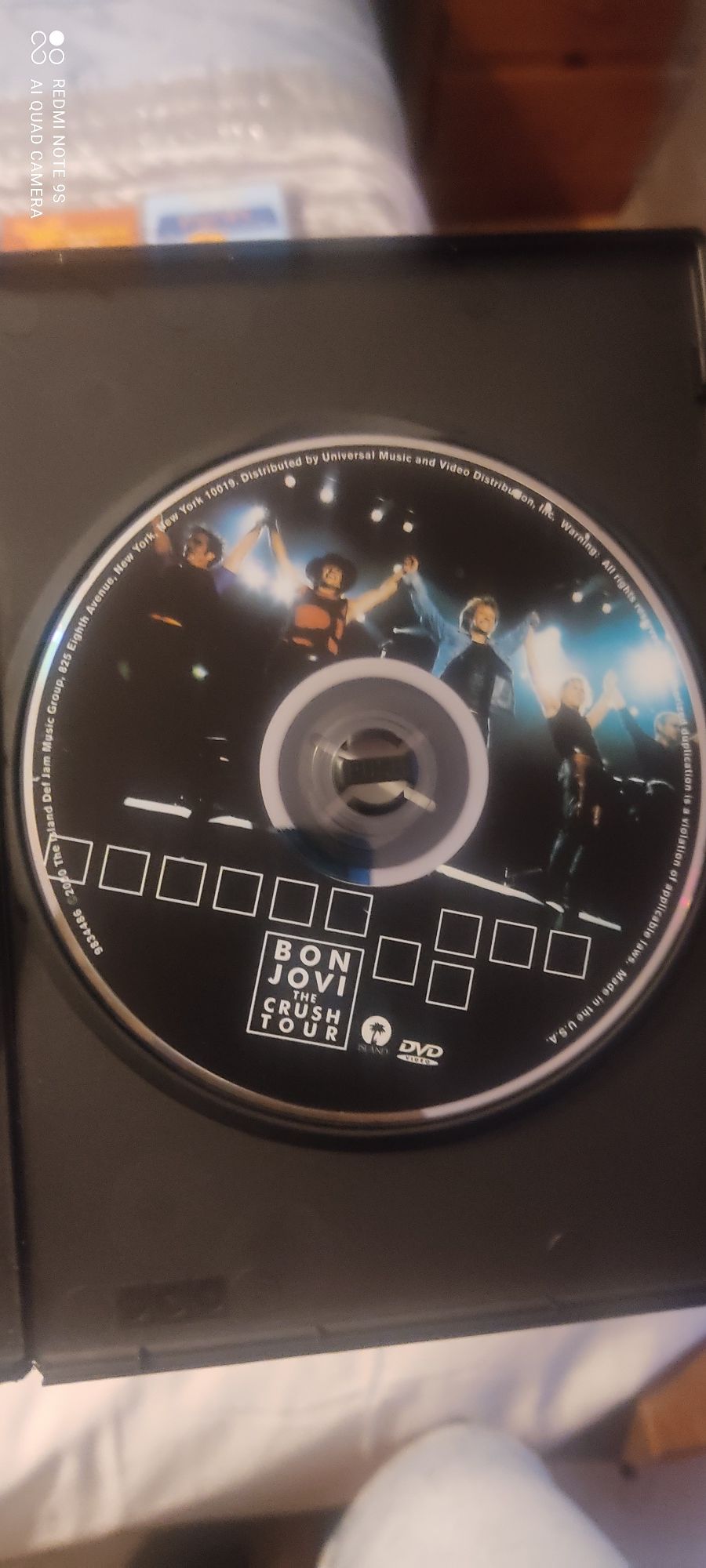 DVD Bon Jovi The Crush Tour Portes Grátis