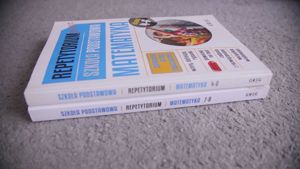 Repetytorium Matematyka - klasa 4-6 / klasa 7-8 + Sprawdziany