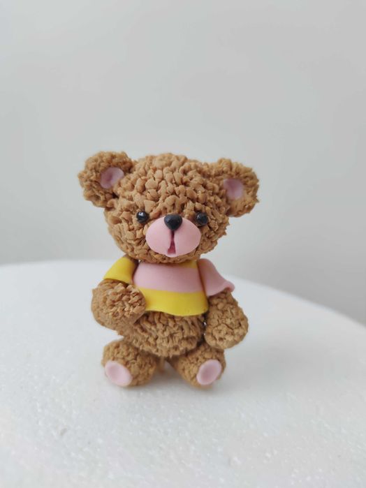 Figurka na tort miś masa cukrowa