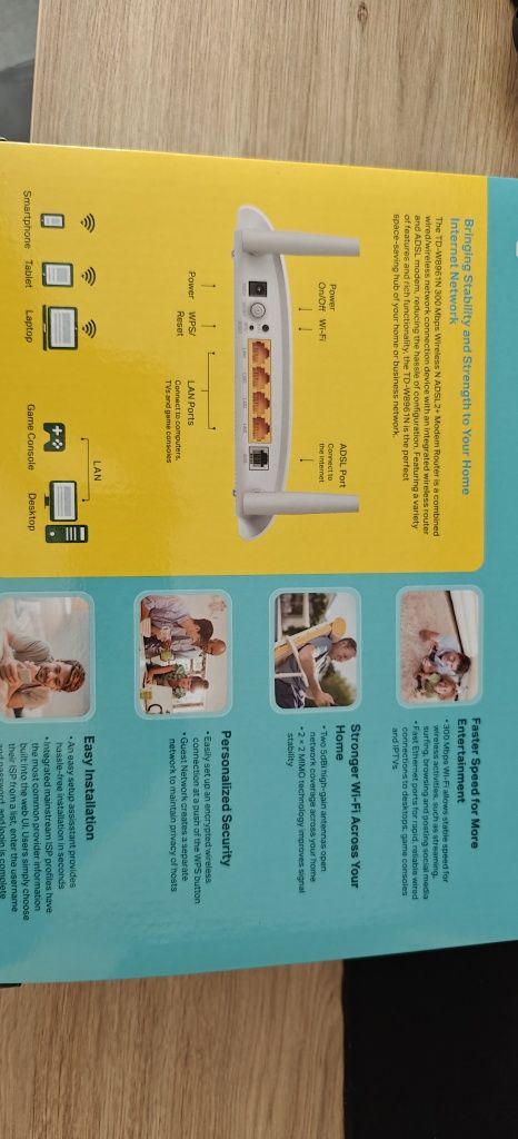Router ADSL TP- link TD-W9861N
