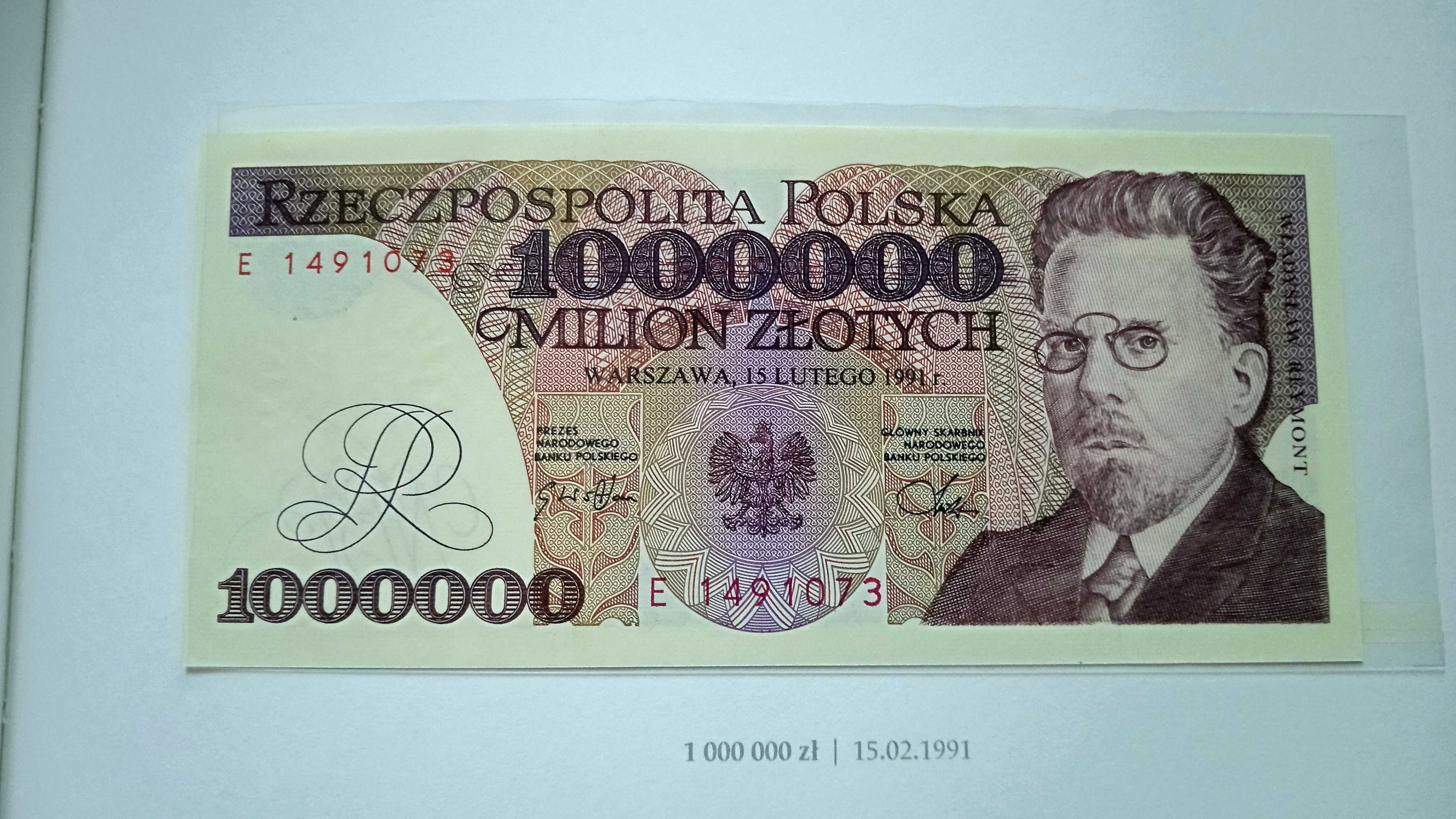 Banknot PRL   1.000000 zł  1991   L   st.1 UNC