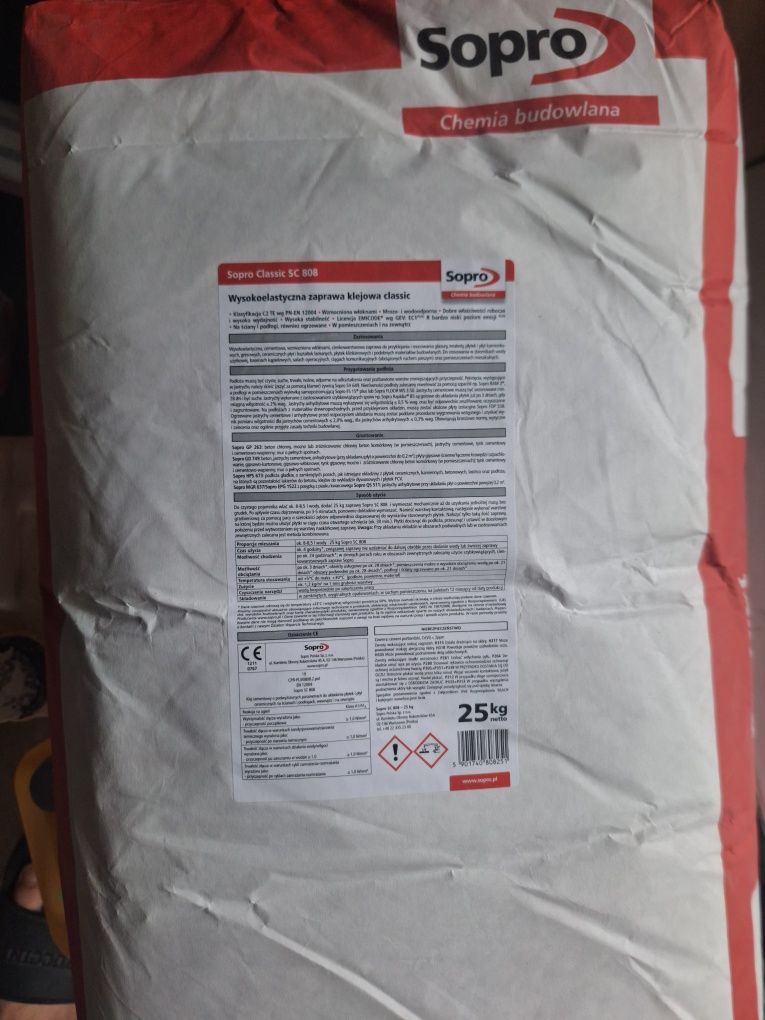 Sopro 808 SC klej wysokoelastyczny do płytek 25 kg