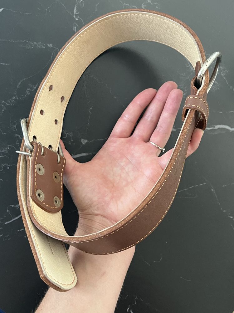 Шкіряний ошийник для великої собаки Collar