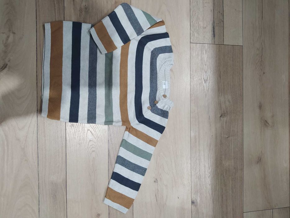 Sweter chłopięcy H&M, rozm. 92, bawełna