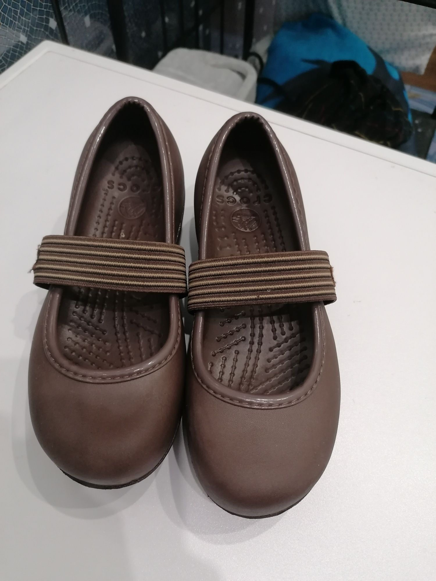 Туфли, балетки crocs w4 33-34 р. Сменная обувь в школу.