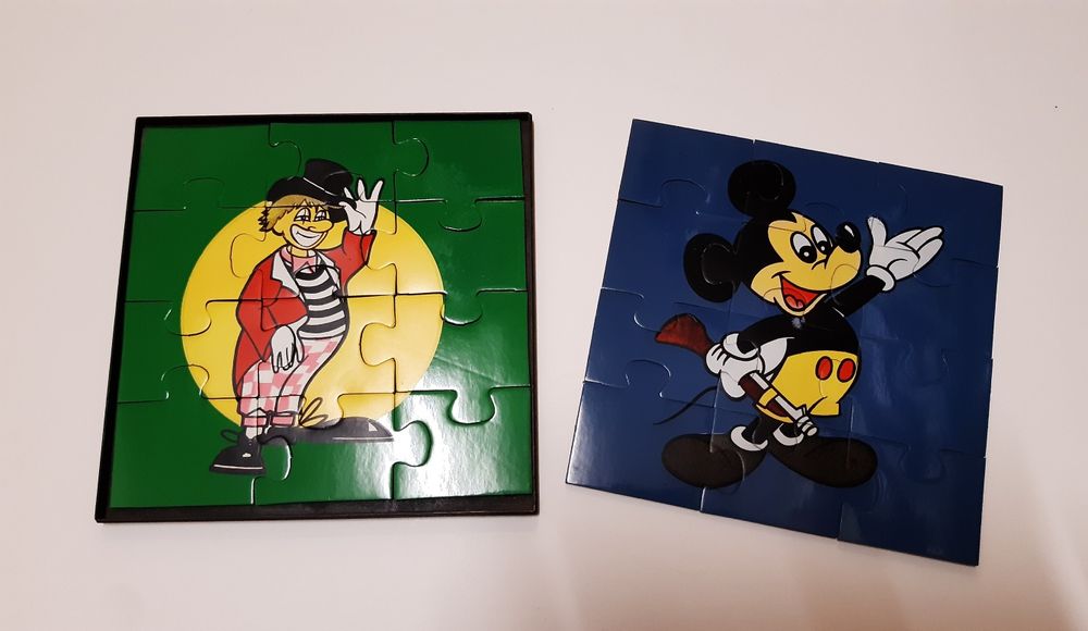 Puzzles pvc anos 80