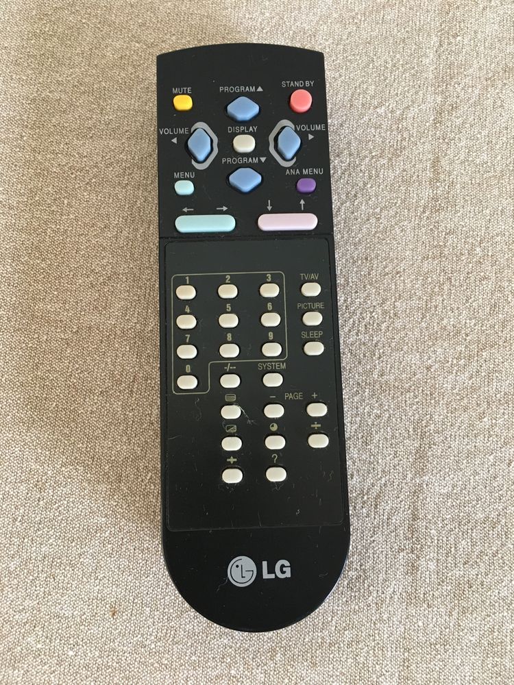 Comando LG televisão