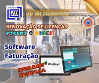 Renovação Atualização licença POS ATCUD QRCODE Programação Registadora