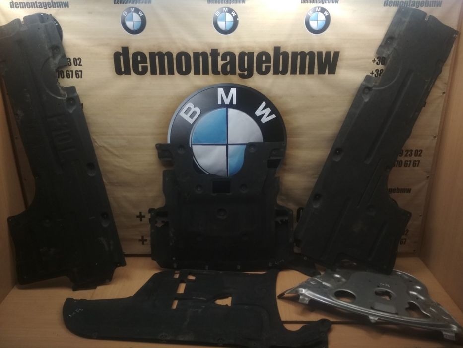 Защита днища BMW F30 захист двигуна БМВ Ф30 облицовка шрот