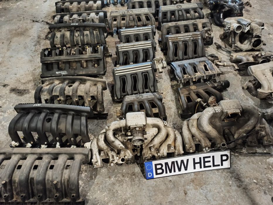 Впускные коллектора БМВ BMW Е32 E34 Е36 Е38 Е39 Е46 Е70 Ф10 Ф25 F30