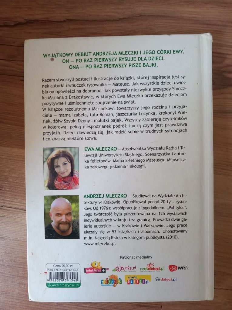 Smoczek Marian z Drakosławic. Andrzej Mleczko, Ewa Mleczko