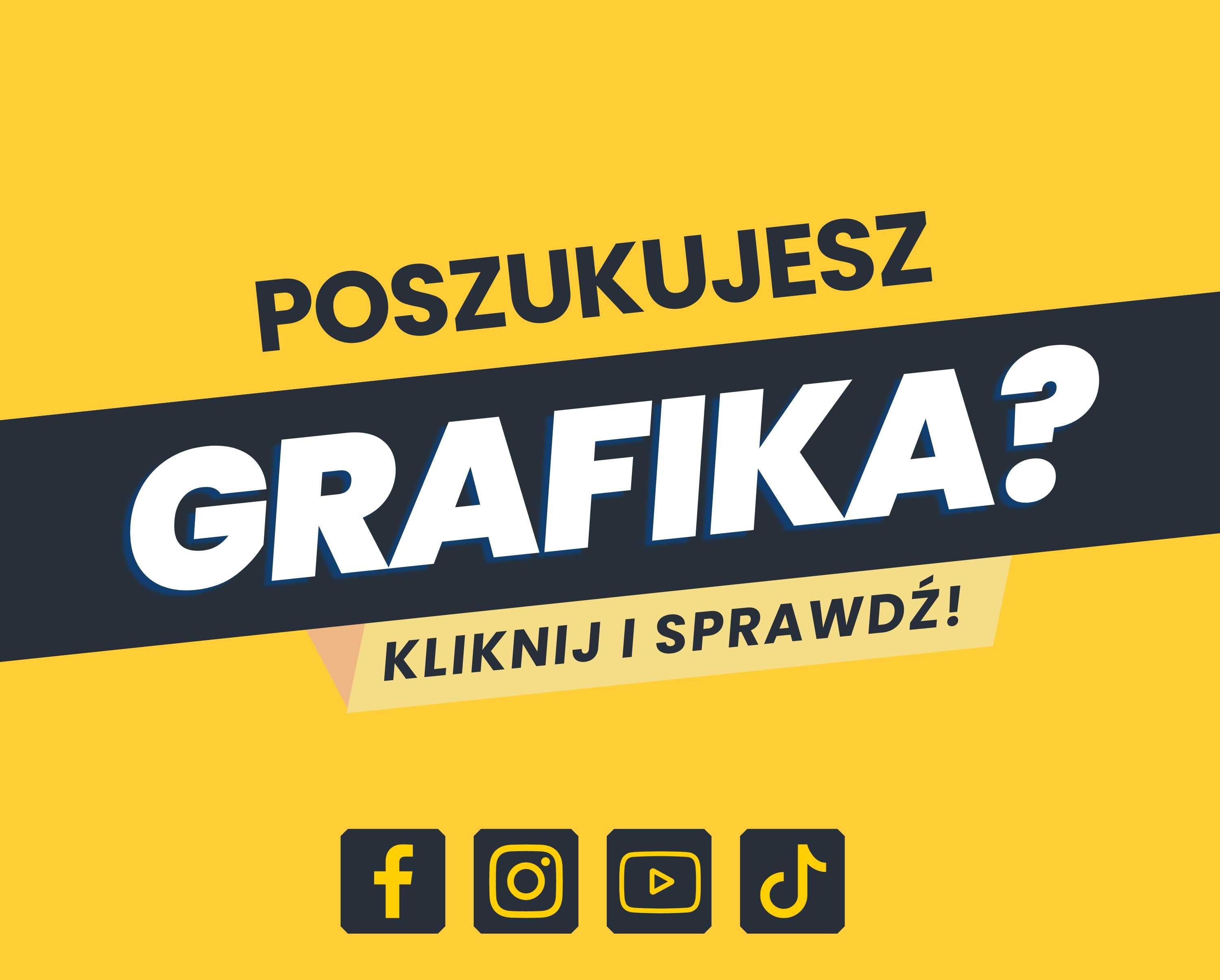 GRAFIK KOMPUTEROWY - Projekt Logo, Ulotka, Baner, Grafika Social Media