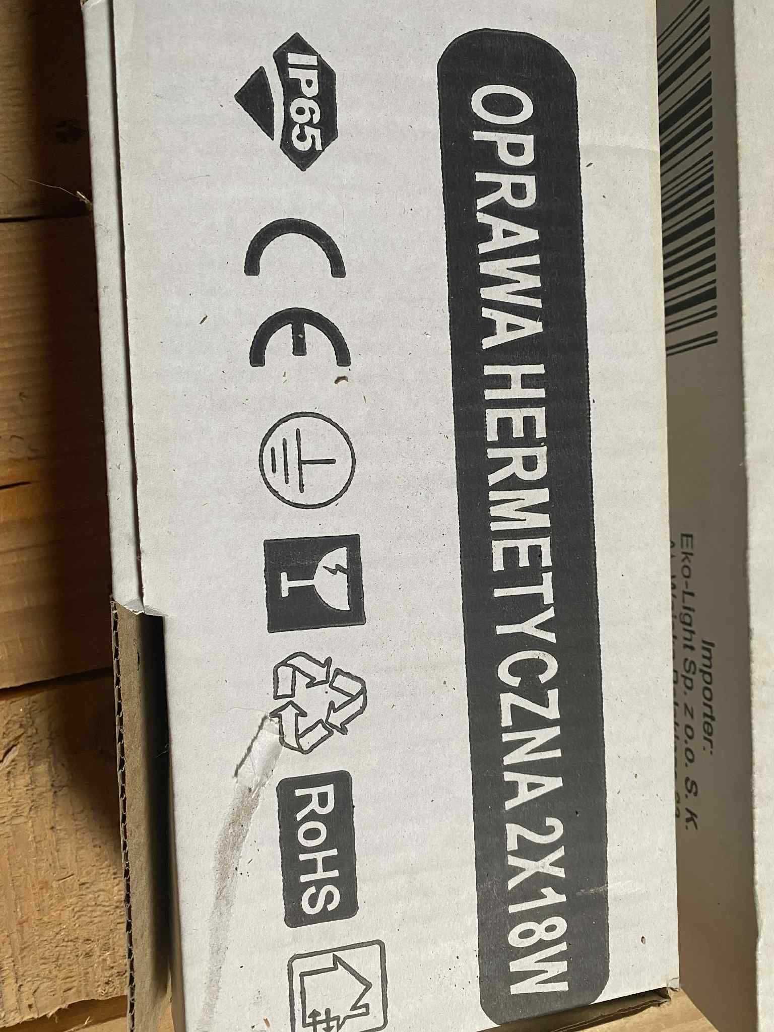 Oprawa hermetyczna/oświetlenie/2x18W/Zestaw