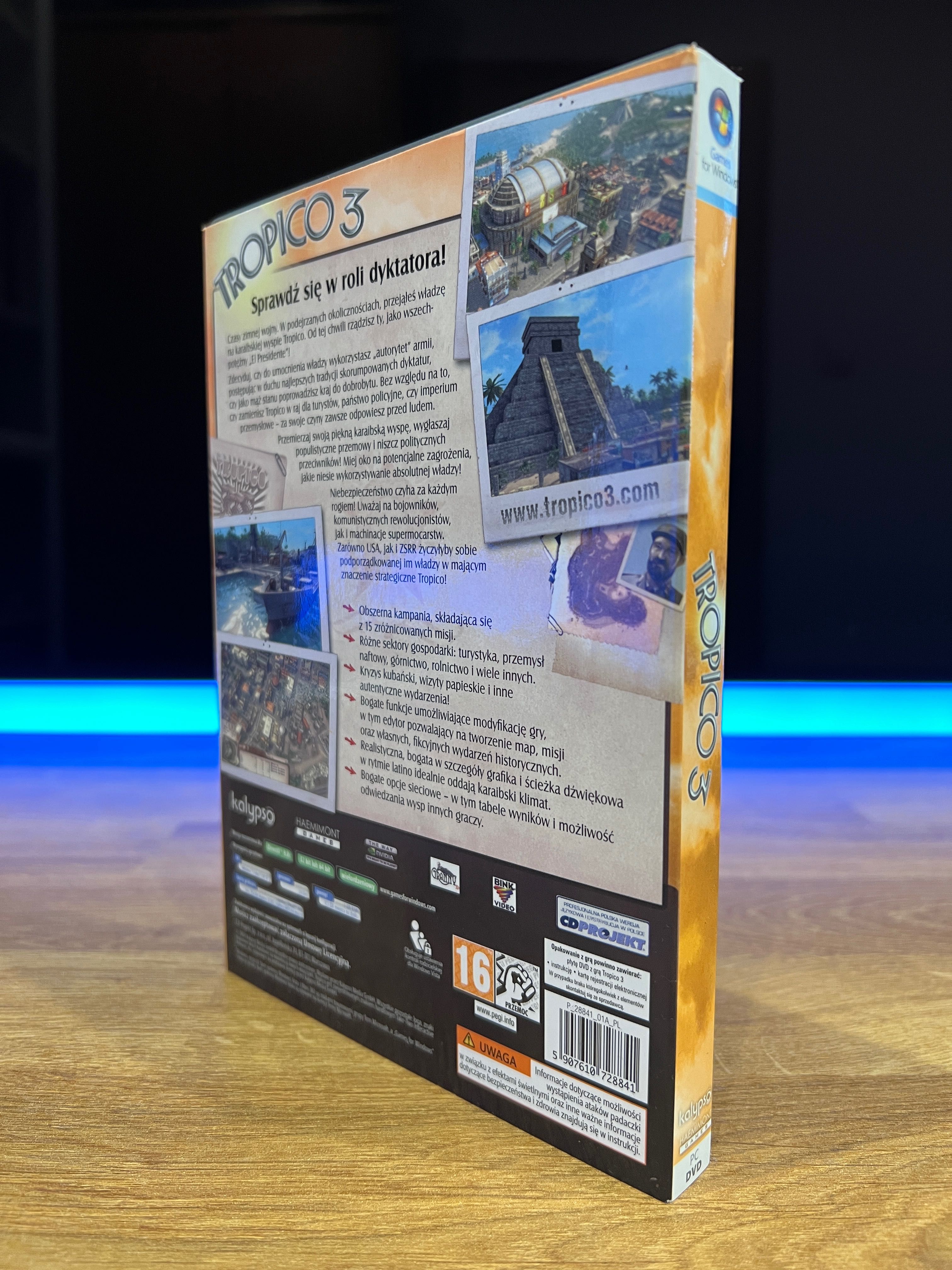 Tropico 3 (PC PL 2009) slipcase box kompletne premierowe wydanie
