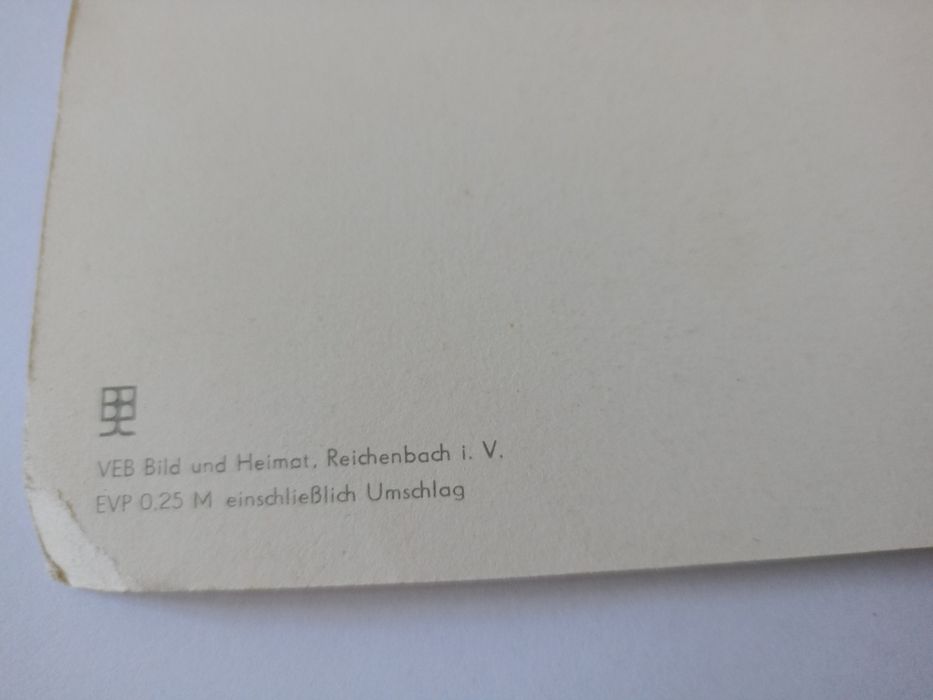 Pocztówka Niemcy mapka