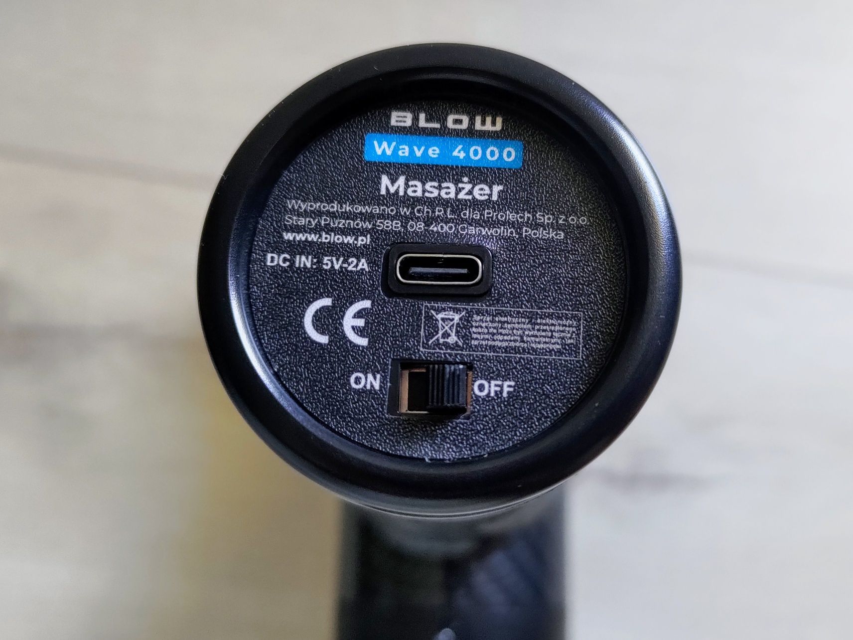 Blow Wave 4000 Pistolet do masażu masażer