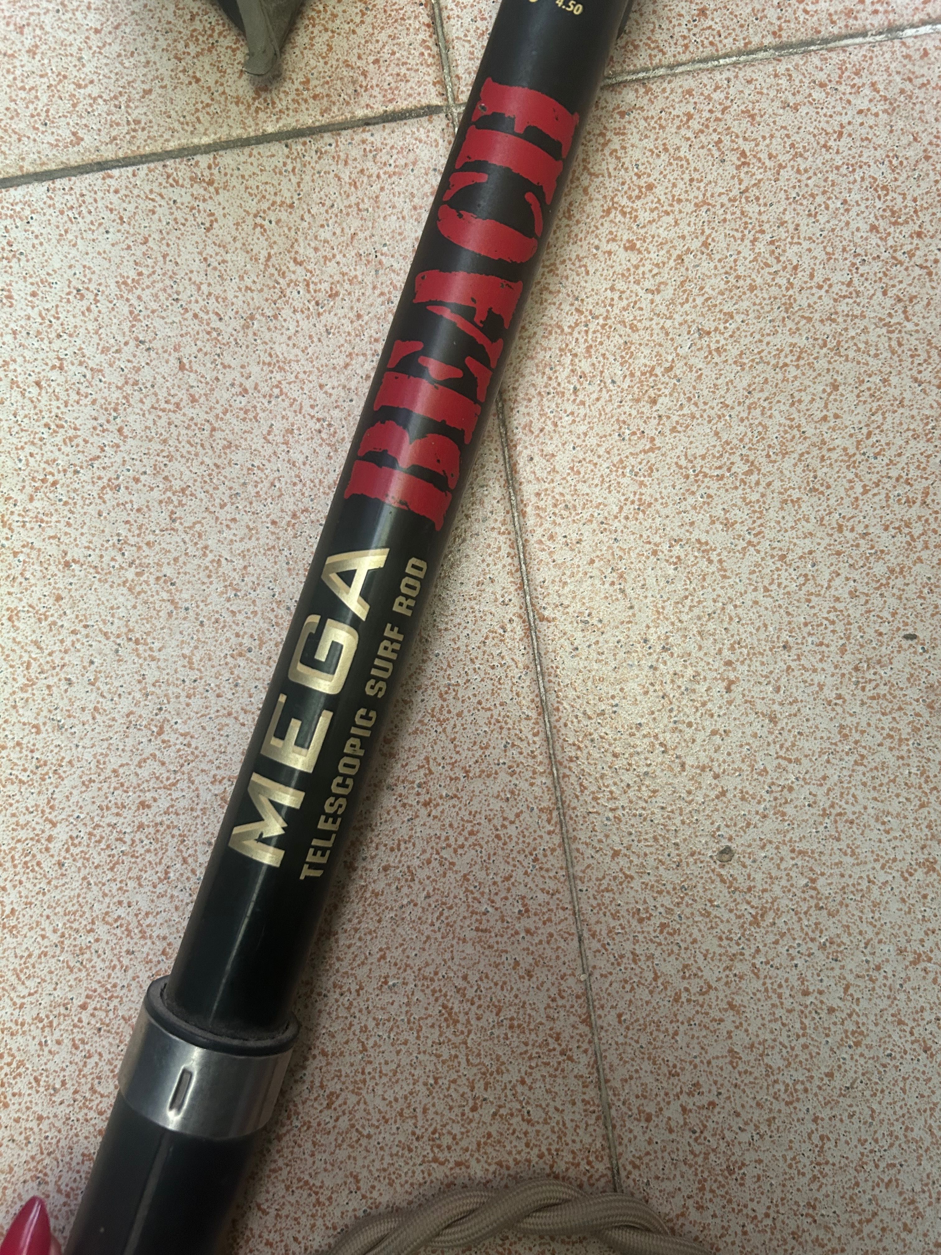 Cana de pesca telescópica surf rod