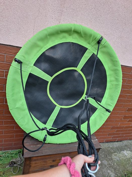 Huśtawka MIRPOL Bocianie gniazdo Nest 95 cm zielona