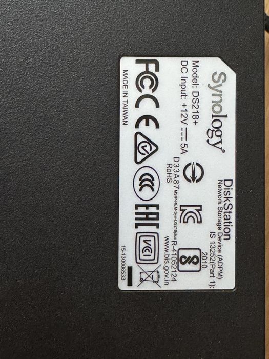 Serwer NAS Synology DS218+ 16GB RAM