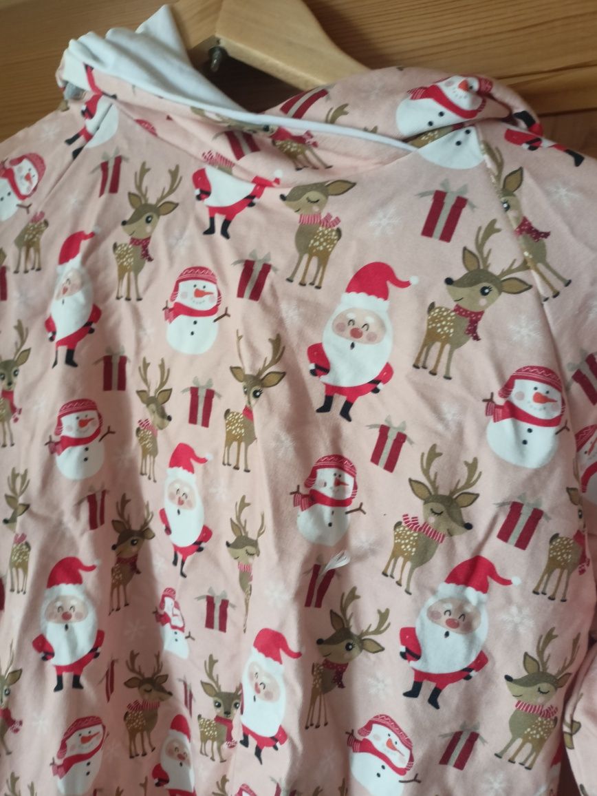 Bluzy świąteczne matchy matchy mama córka S 74 mikołajki