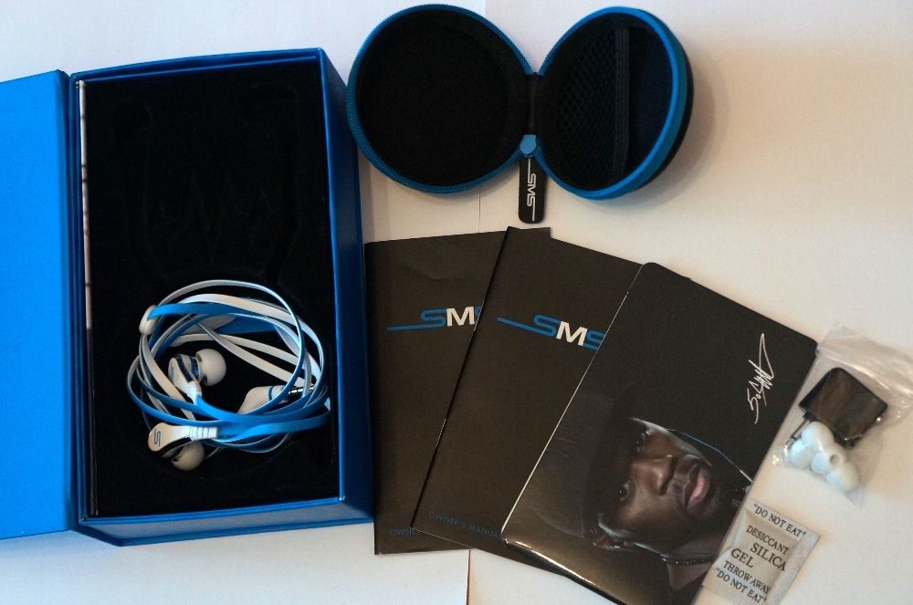 Słuchawki SMS Audio Street by 50 Cent In-Ear Wired (kolor biały) NOWE!