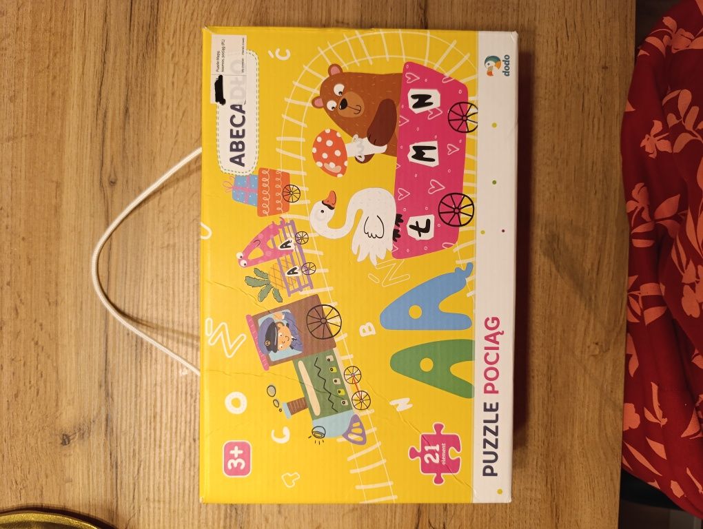Puzzle Alfabet pociąg 3+