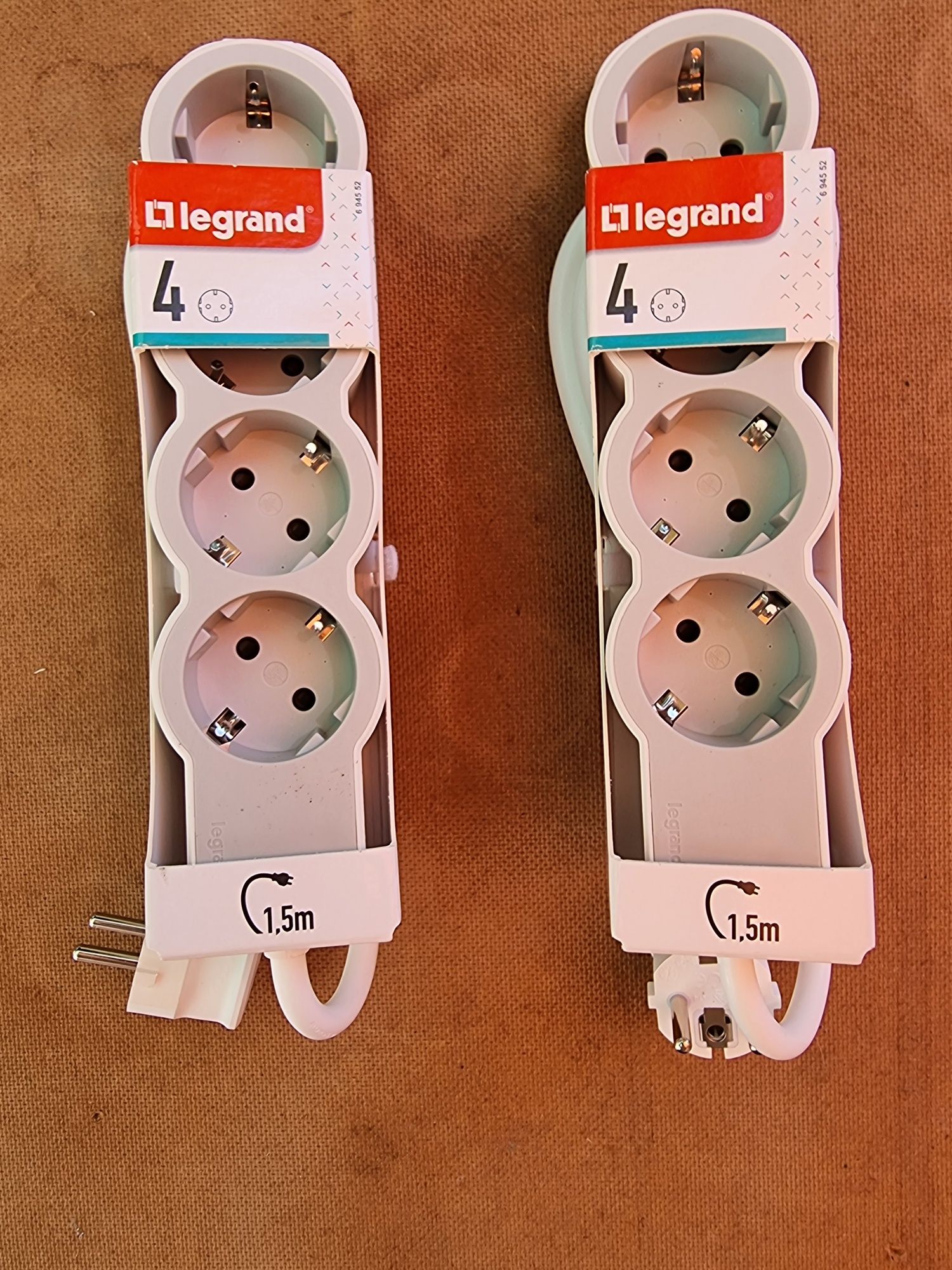 Bloco/extensao de 4 tomadas Legrand