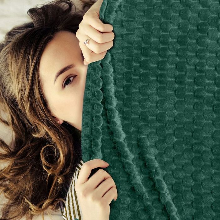 Koc 150x200 Flanelowy Design Cindy6 C.Zieleń