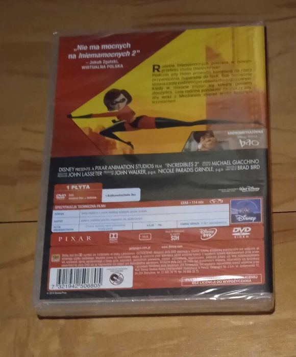 Iniemamocni 2 - bajka DVD 114 minut FOLIA!