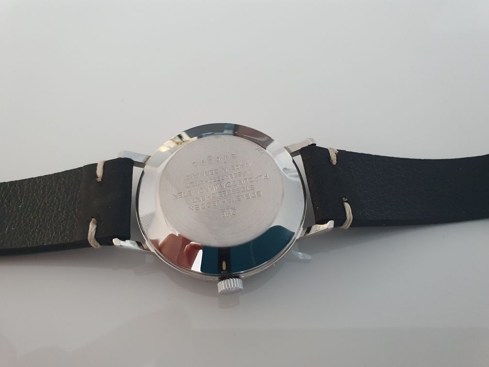 Gub Glashutte Spezimatic.  Silver, męski zegarek.  Lata 60-te.  Ideał.