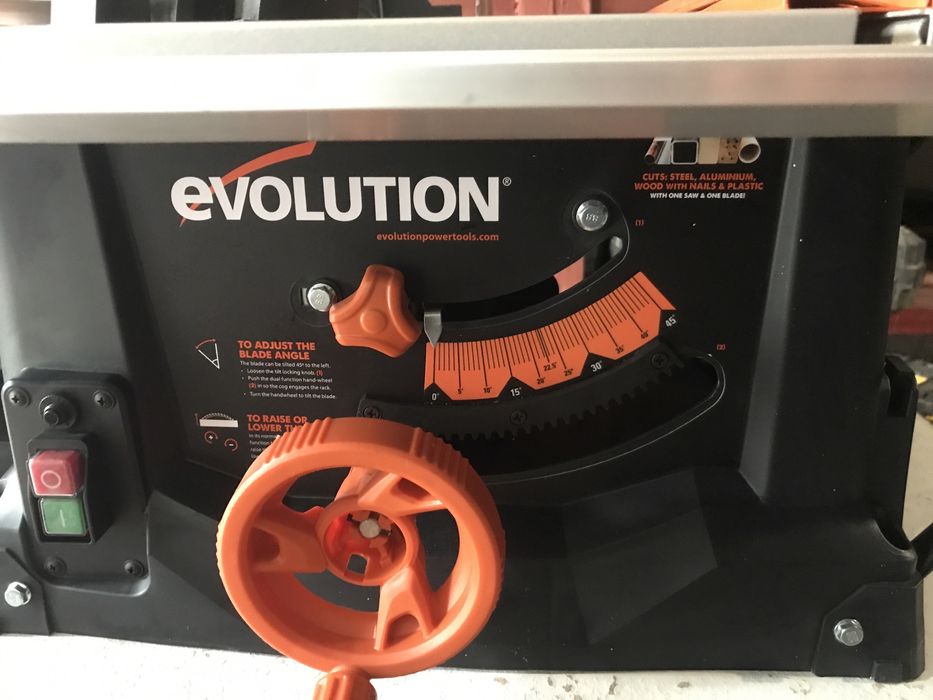 Пила настільна циркулярка Evolution R255MTS з Англії