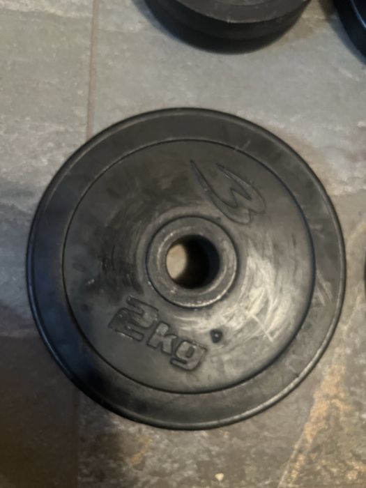 Zestaw obciążeń 15,75 kg – talerze 1–2 kg