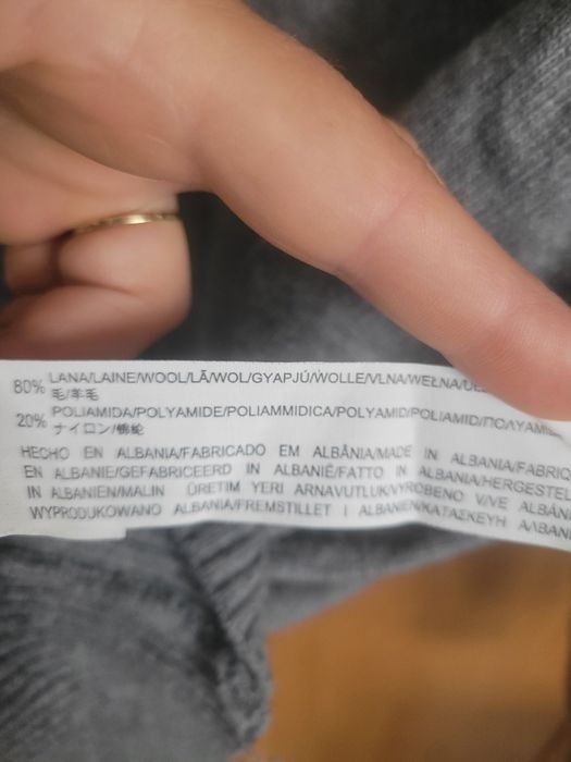 80% wełny Wełniany swetr kardigan zima