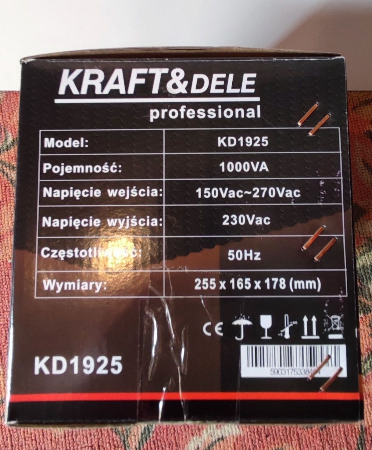 Стабилизатор напряжения Kraft&Dele AVR KD1925 1000Вт