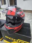Kask Scorpion EXO 520 air cover + Interkom