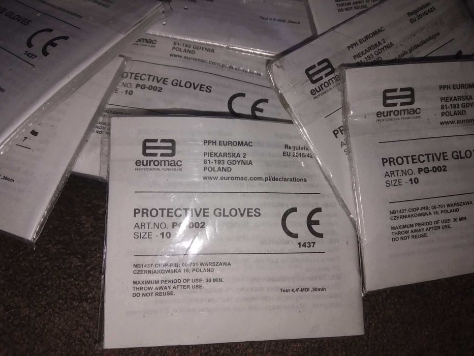 Rękawice foliowe ochronne rękawica foliowa ochronna 40 szt rękawiczki