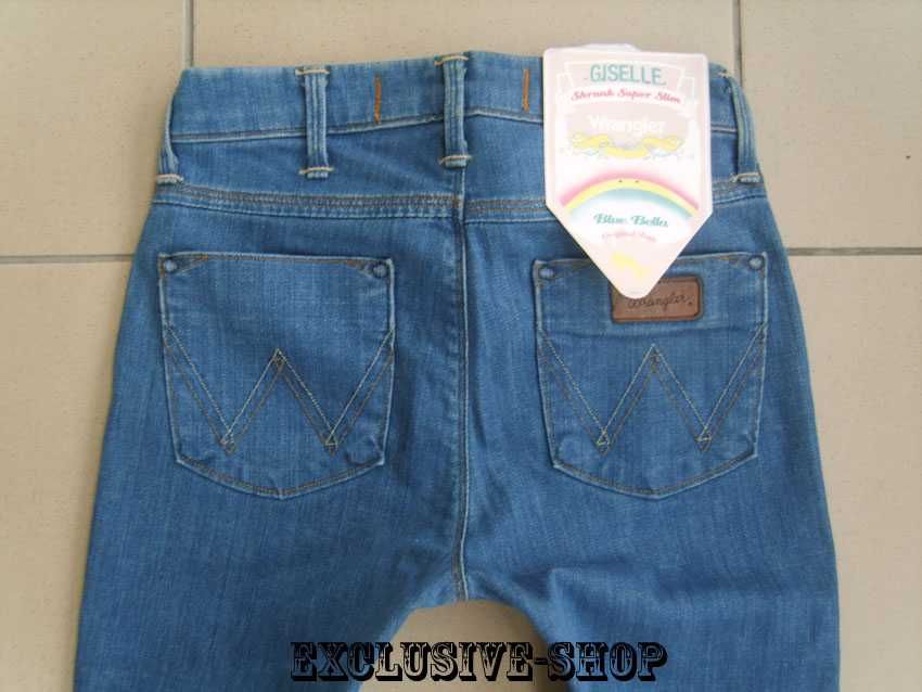 Wrangler Giselle spodnie damskie jeansy W25 L32 pas 66 cm