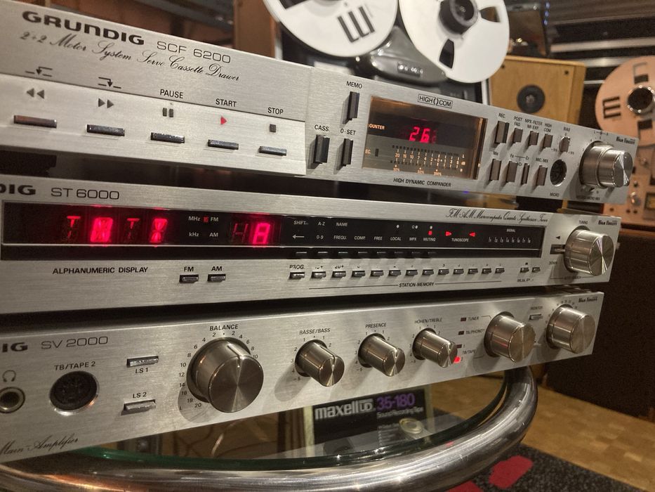 Retrospekcja Zestaw Grundig SCF-6200 ST-6000 SV-2000