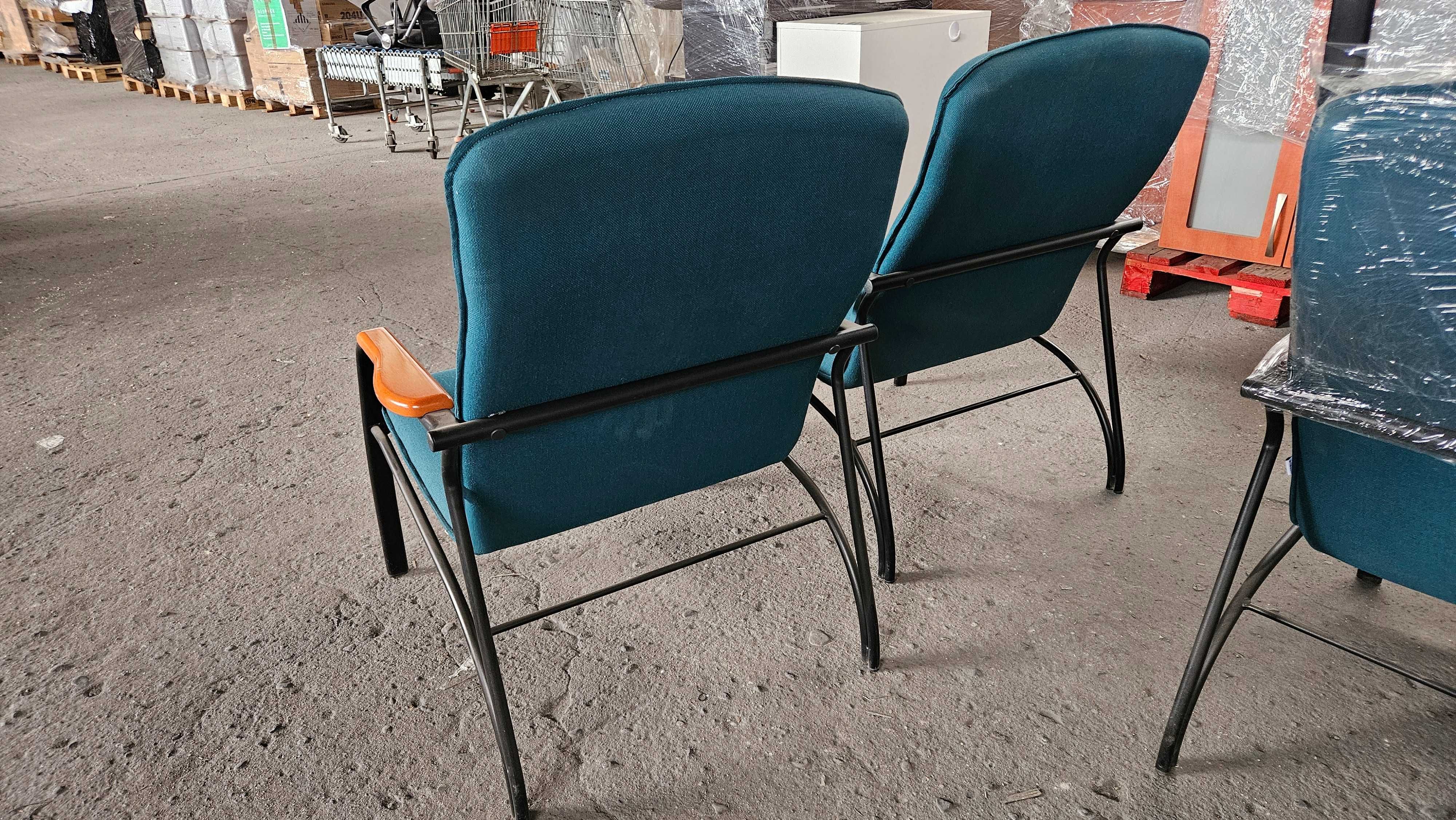 Fotele  ELEGANCKIE - materiałowe stan BDB