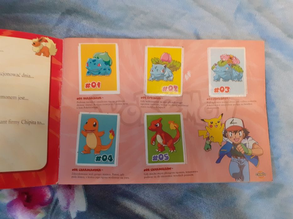 Album Pokemon Moja kolekcja Złap je wszystkie Chipita